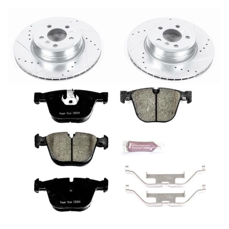 Power Stop 07-15 BMW X5 Rear Z23 Evolution Sport Brake Kit PowerStop