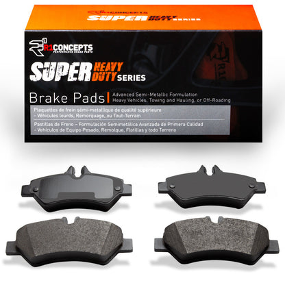 R1 Rear Super Heavy Duty Brake Pads 2006-2018 Dodge/Freightliner & More - 2214-1317-00