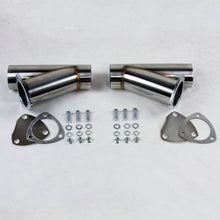 Load image into Gallery viewer, Granatelli 2.0in Stainless Steel Manual Dual Exhaust Cutout