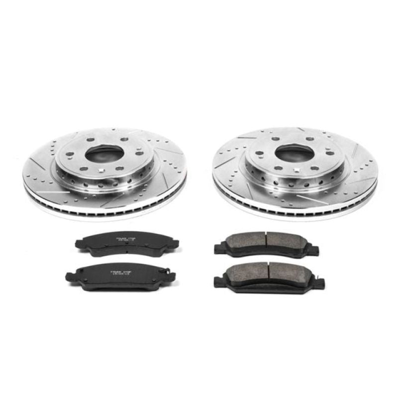 Power Stop 08-19 Chevrolet Tahoe Front Z23 Evolution Sport Brake Kit PowerStop