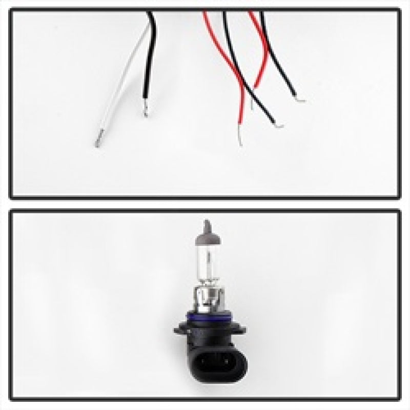 Spyder GMC Sierra 1500/2500/3500 99-06 Projector Headlights LED Halo LED Smoke PRO-YD-CDE00-HL-SMC SPYDER