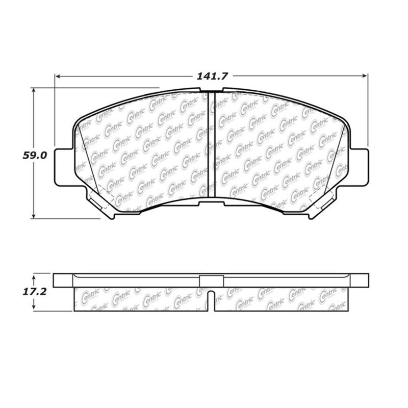 StopTech Premium Ceramic Brake Pads - 308.13380 Stoptech