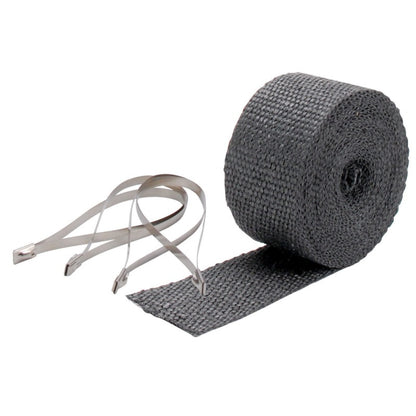 DEI Exhaust Wrap Kit - Pipe Wrap and Locking Tie - Black DEI