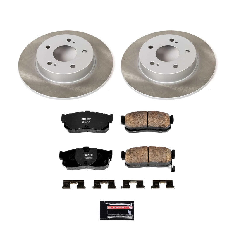 Power Stop 95-01 Nissan Maxima Rear Semi-Coated Rotor Kit PowerStop