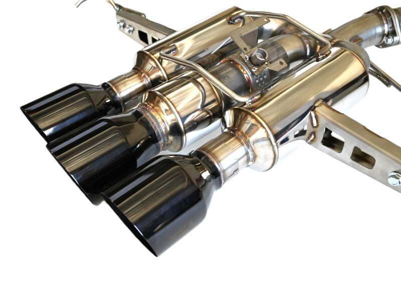 Invidia 22+ HONDA CIVIC TYPE-R FL5 R400 SINGLE LAYER BLACK TIP CAT-BACK (NON POLISH PIPE) Invidia