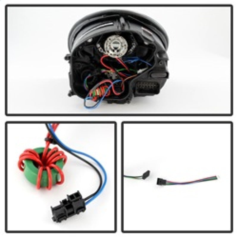 Spyder Porsche 911 05-09 Projector Headlights Xenon/HID Model- DRL LED Blk PRO-YD-P99705-HID-DRL-BK SPYDER