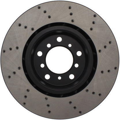 StopTech 01-06 BMW M3 Drilled Right Front CRYO Rotor Stoptech
