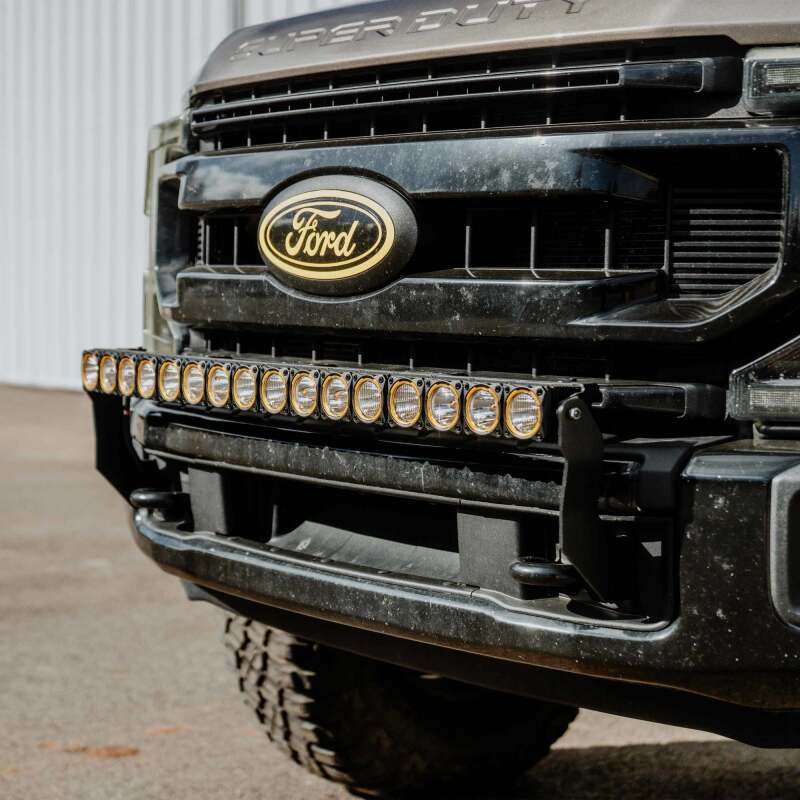 KC HiLiTES 11-16 Ford Super Duty Front Bumper Light Bar Mount For 40in Flex Era LED Light Bar