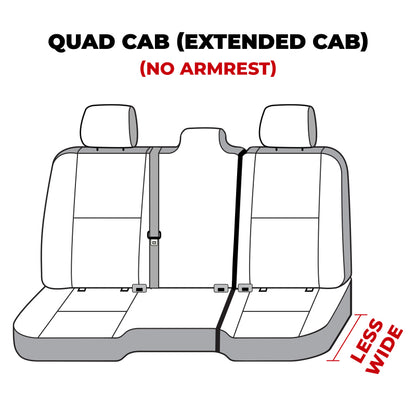 Covercraft 19-23 Dodge RAM 1500 Carhartt SeatSaver Custom Second Row Seat Covers - Gravel