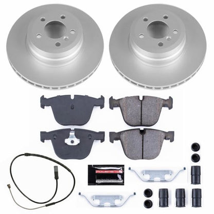 Power Stop 2019 BMW X6 Rear Z17 Evolution Geomet Coated Brake Kit PowerStop