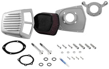 Load image into Gallery viewer, K&amp;N Street Metal Intake System 01-16 Harley Davidson Shaker Silver H/D Softail/Dyna Fl