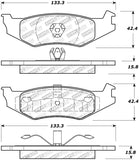 StopTech Premium Ceramic Brake Pads - 308.05120