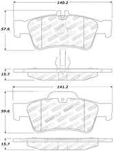 Load image into Gallery viewer, StopTech Premium Ceramic Rear Brake Pads - 308.09860