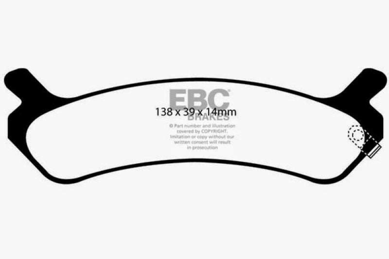 EBC GreenStuff Rear Brake Pads - DP21017 EBC
