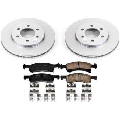 Power Stop 02-06 Ford Expedition Front Z17 Evolution Geomet Coated Brake Kit PowerStop