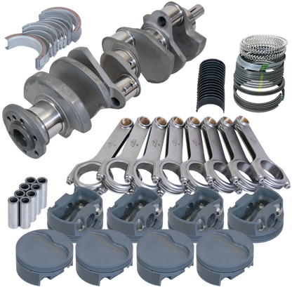 Eagle Pontiac 455 4.500in Crank 6.800in H-Beam -6cc Flat Top 4.155in Pistons Rotating Assembly