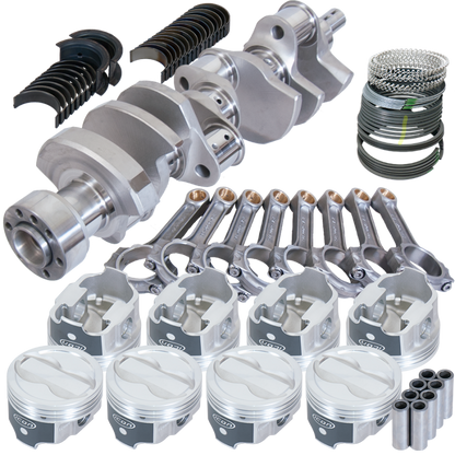 Eagle Chevy LT1 350 1Pc 3.750in Crank 5.700in I-Beam Rods -18cc 4.030in Pistons Rotating Assembly