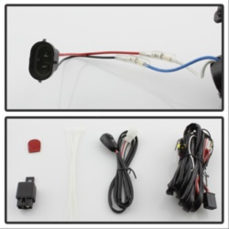 Spyder Dodge Avenger 2011-2014 OEM Fog Light W/Universal Switch- Clear FL-DAV2011-C SPYDER