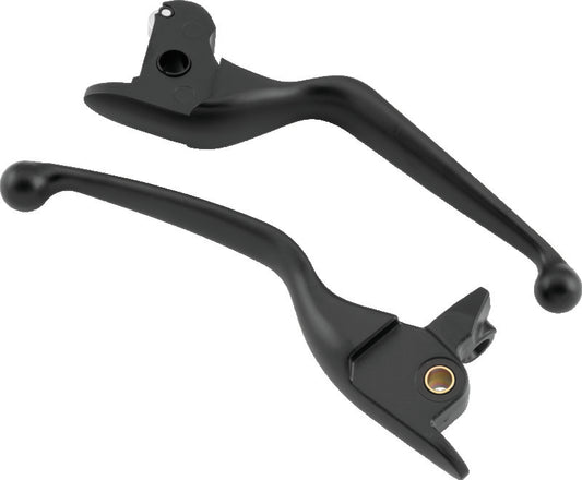 Bikers Choice 14-16 FLH FLT Black Hydraulic Clutch & Brake Lever Set - 480629