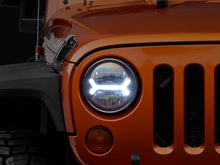 Load image into Gallery viewer, Raxiom 07-18 Jeep Wrangler JK LED Halo Headlights- Black Housing (Clear Lens)