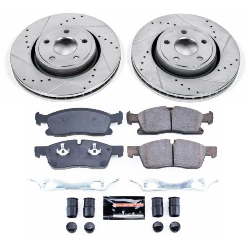 Power Stop 13-16 Dodge Durango Front Z23 Evolution Sport Brake Kit PowerStop