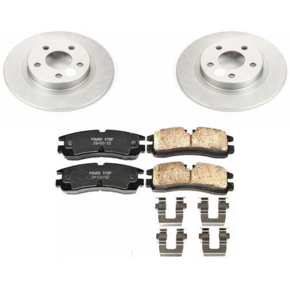 Power Stop 98-02 Cadillac Seville Rear Z17 Evolution Geomet Coated Brake Kit PowerStop