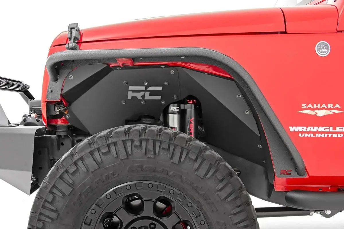 Rough Country Flat Fender Flares 07-18 Jeep Wrangler 10533 Rough Country