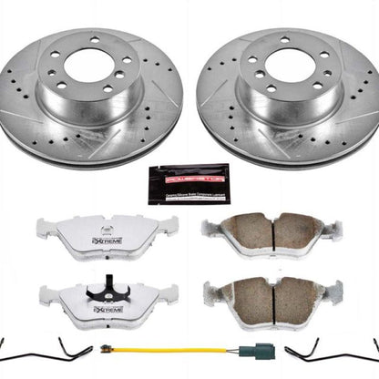 Power Stop 1989 BMW 525i Front Z26 Street Warrior Brake Kit PowerStop