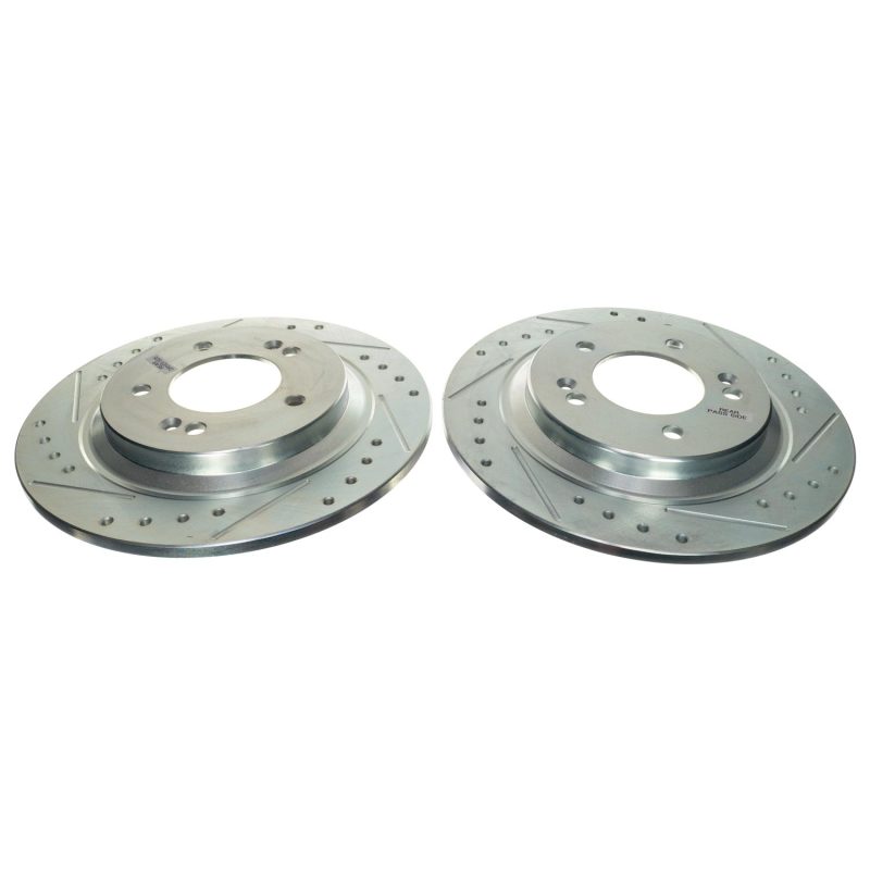 Power Stop 21-22 Kia K5 Rear Drilled & Slotted Rotor (Pair) PowerStop