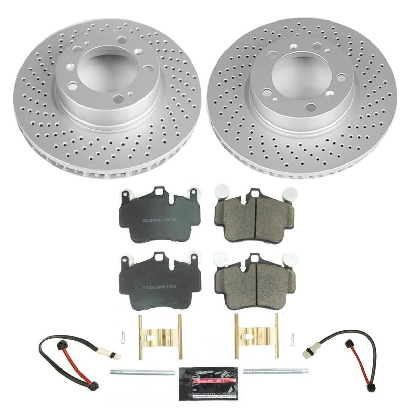 Power Stop 06-08 Porsche 911 Front Z17 Evolution Geomet Coated Brake Kit PowerStop