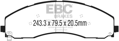 EBC GreenStuff Front Brake Pads - DP63078 EBC