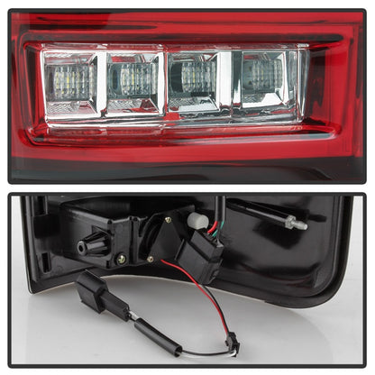 Spyder Ford F150 04-08 Styleside Tail Light V2 - LED - Red Clear ALT-YD-FF15004V2-LBLED-RC SPYDER