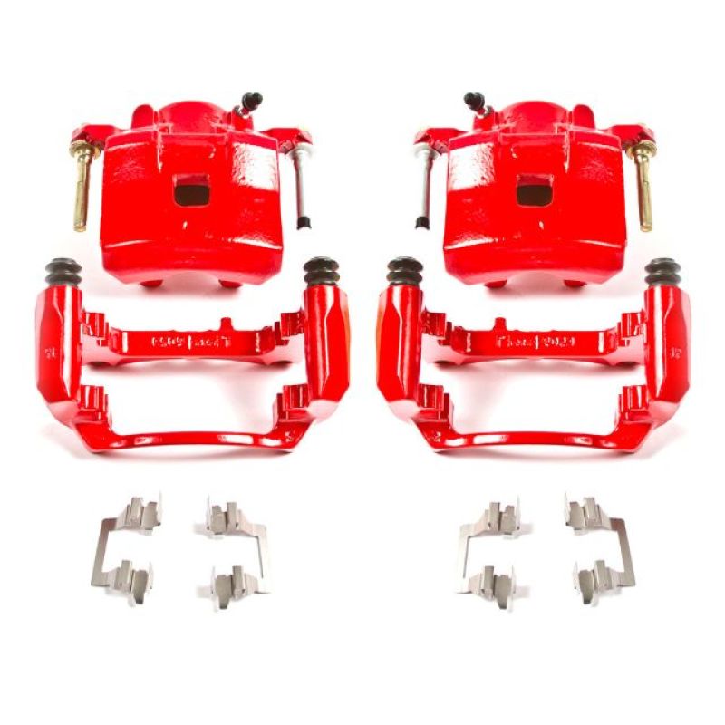 Power Stop 05-08 Chevrolet Cobalt Front Red Calipers w/Brackets - Pair PowerStop