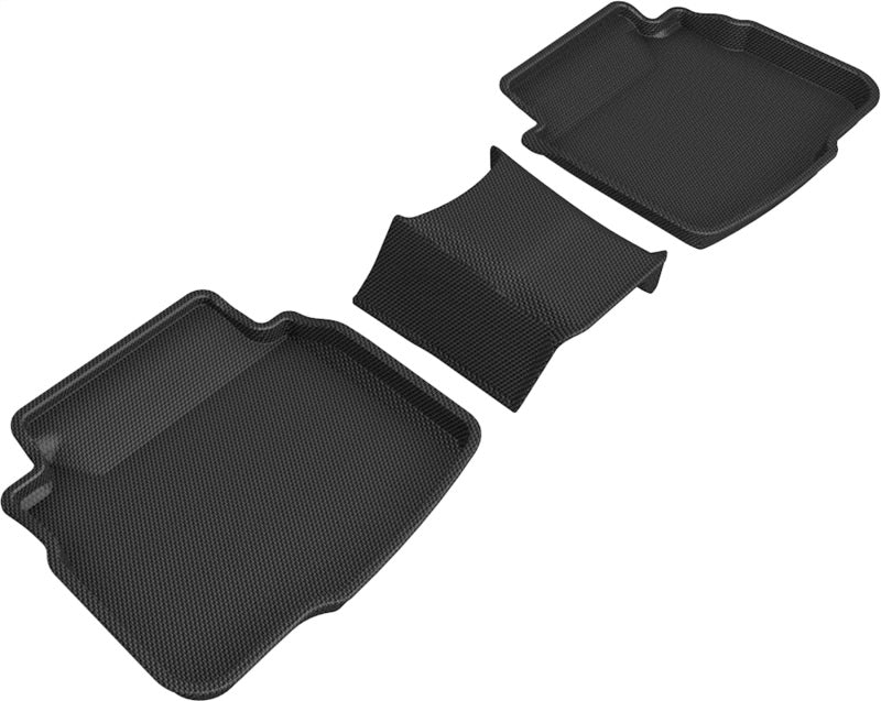 3D Maxpider Custom Fit Kagu Floor Mat For 20-22 Subaru Legacy / Outback - 2nd Row (Black) 3D MAXpider