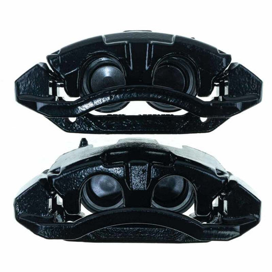 Power Stop 05-08 Dodge Dakota Front Black Caliper - Pair w/Bracket PowerStop