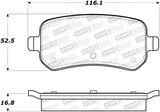 StopTech Premium Ceramic Brake Pads - 308.10210