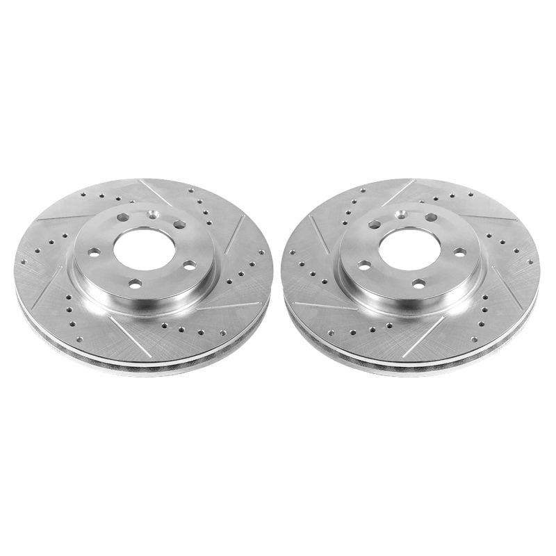 Power Stop 21-22 Chevrolet Trailblazer Rear Drilled & Slotted Rotor (Pair) PowerStop