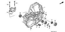 Load image into Gallery viewer, OEM Honda/Accord Manual Transmission Output Shaft Seal (91205-PL3-A01) X1