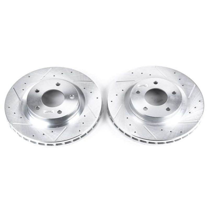 Power Stop 11-14 Chrysler 200 Front Evolution Drilled & Slotted Rotors - Pair PowerStop