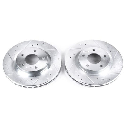 Power Stop 11-14 Chrysler 200 Front Evolution Drilled & Slotted Rotors - Pair PowerStop