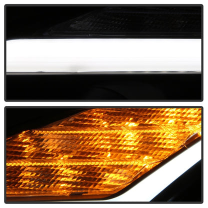 Spyder Nissan GTR R35 09-14 - Projector Headlights - DRL LED - Black SPYDER