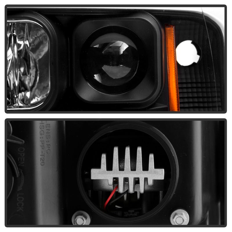 Spyder Dodge Ram 1500 02-05/Ram 2500/3500 03-05 High-Power LED Headlights - Black PRO-YD-DR02V2PL-BK SPYDER