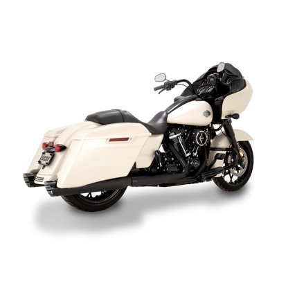 Vance & Hines HD M8 Touring Razorback 450 Slip-on Exhaust - Wrinkle Black