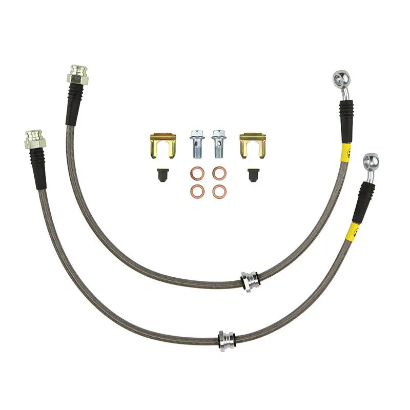 FactionFab Rear Stainless Steel Brake Lines Subaru STI 2004-2007
