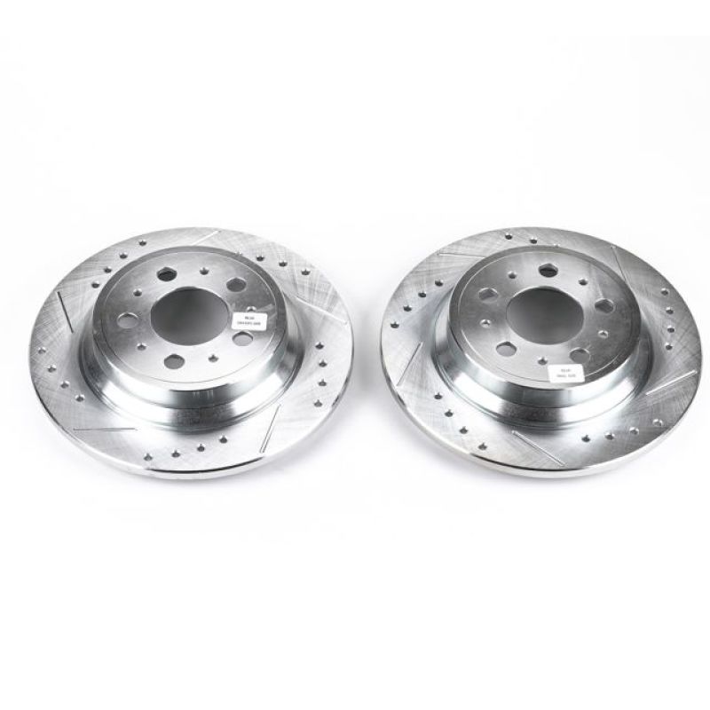 Power Stop 01-09 Volvo S60 Rear Evolution Drilled & Slotted Rotors - Pair PowerStop