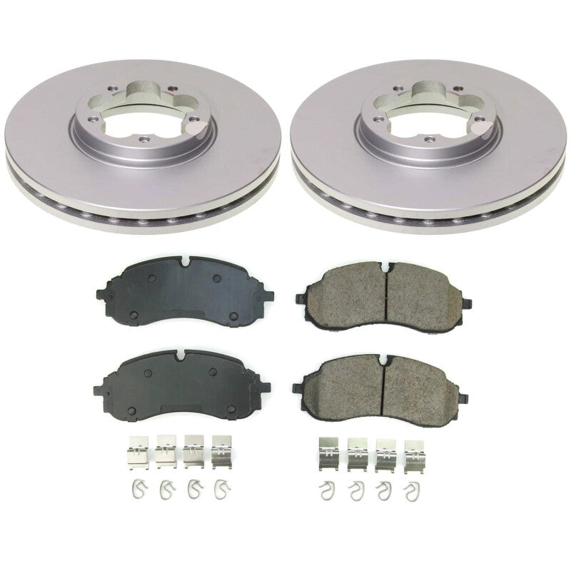 Power Stop 22-23 Ford E-Transit Front Z17 Coated Brake Kit PowerStop