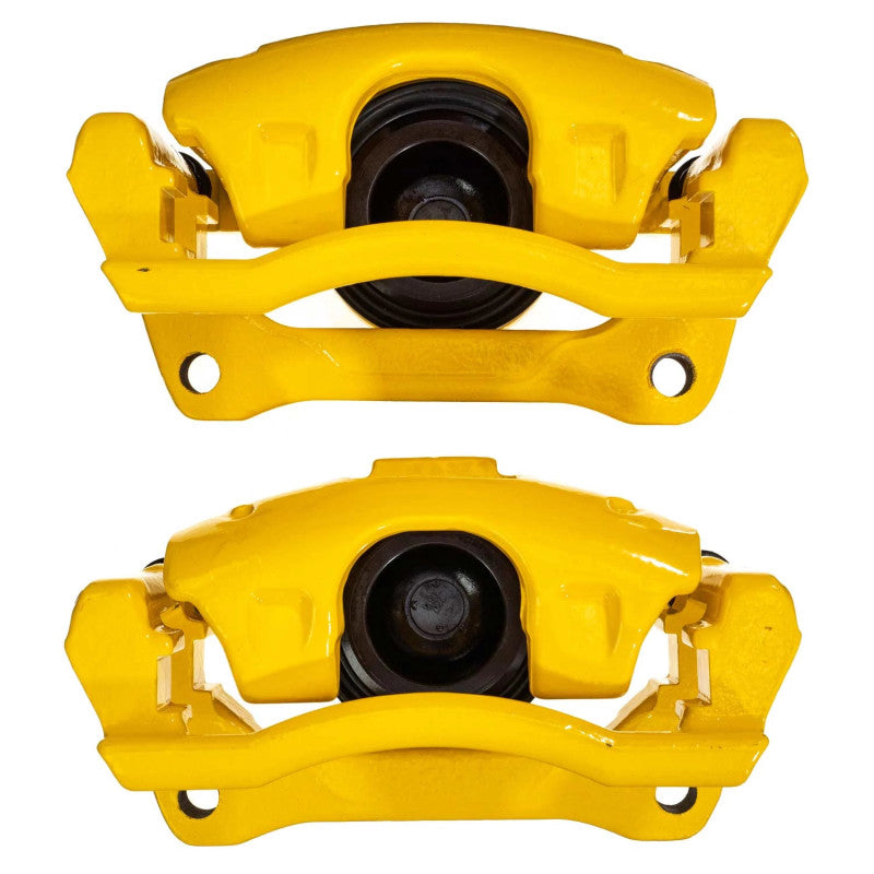 Power Stop 09-14 Volkswagen Routan Front Yellow Caliper w/Bracket (Pair) PowerStop