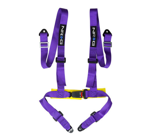 NRG Innovations 4-Point Racing Harness - Purple – SBH-4PC-SPP
