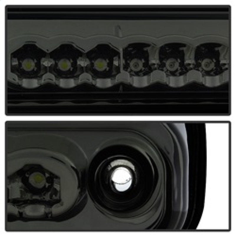 Xtune Yukon Denali 99-00 LED Tail Lights w/ 3rd LED Brake Light Smoked ALT-JH-CCK88-LED-SET-SM