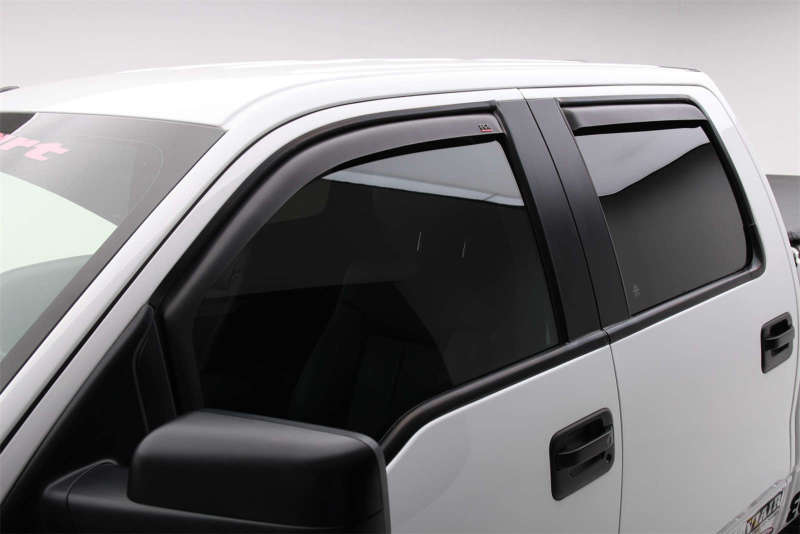EGR 15+ Ford F150 Super Cab In-Channel Window Visors - Set of 4 - Matte (573475)
